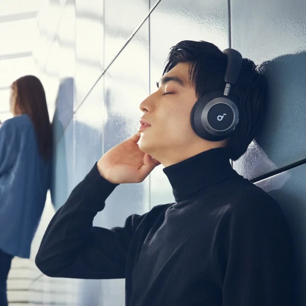 ノイズキャンセリング機能搭載 Bluetoothヘッドホン(シャンパン
